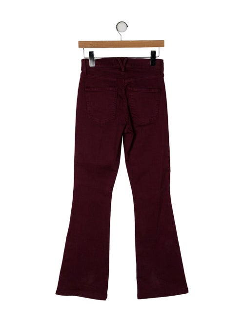 Veronica Beard Mid-Rise Wide Leg Jeans