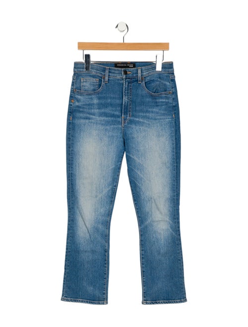 Veronica Beard High-Rise Straight Leg Jeans