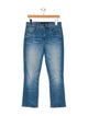 Veronica Beard High-Rise Straight Leg Jeans