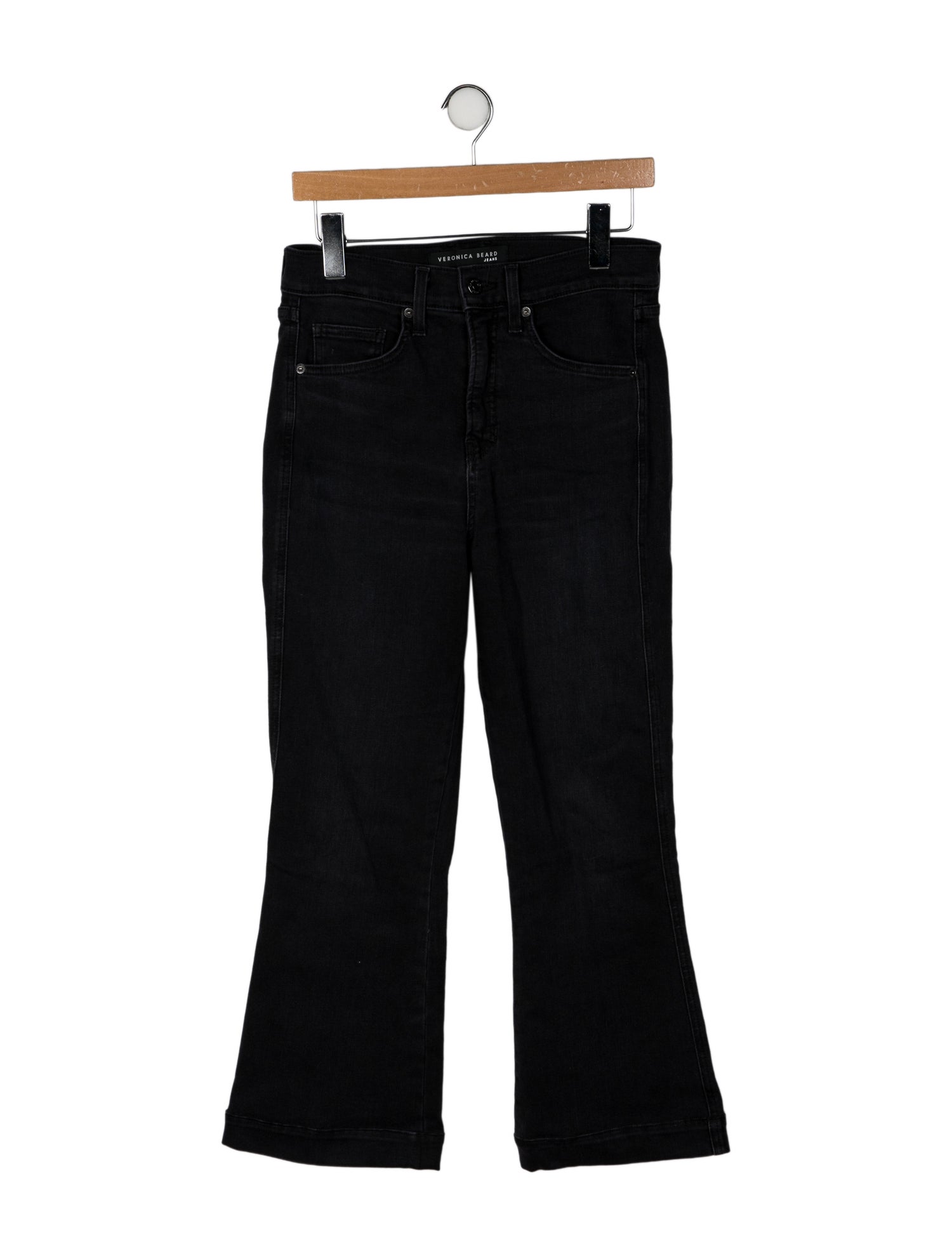 Veronica Beard High-Rise Wide Leg Jeans