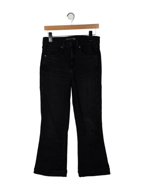 Veronica Beard High-Rise Wide Leg Jeans