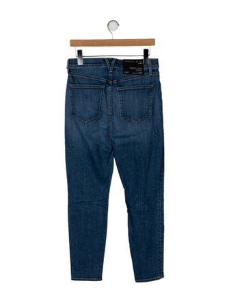 Veronica Beard High-Rise Skinny Leg Jeans