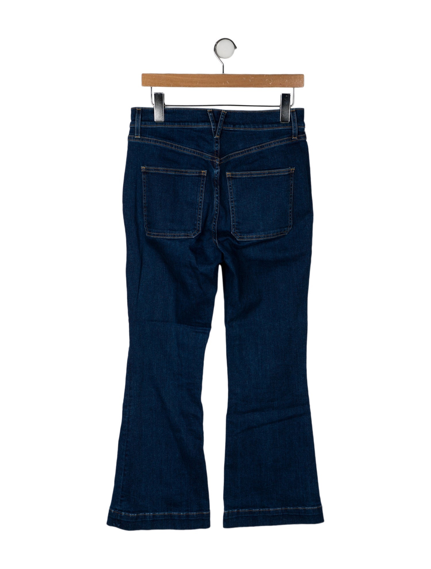 Veronica Beard High-Rise Wide Leg Jeans