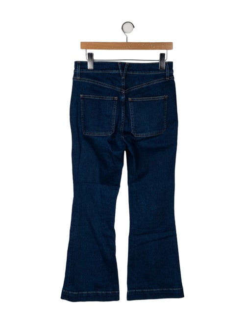 Veronica Beard High-Rise Wide Leg Jeans