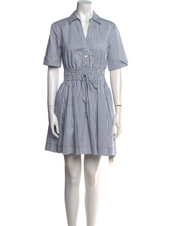 Veronica Beard Striped Mini Dress