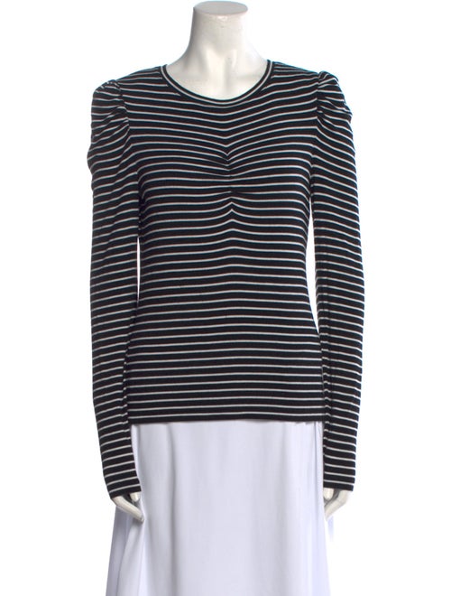 Veronica Beard Striped Crew Neck T-Shirt