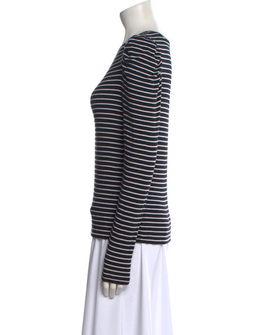 Veronica Beard Striped Crew Neck T-Shirt