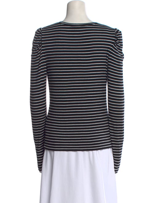 Veronica Beard Striped Crew Neck T-Shirt