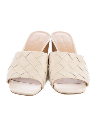 Veronica Beard Leather Slides