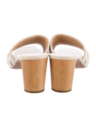 Veronica Beard Leather Slides