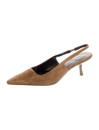Veronica Beard Ponyhair Slingback Pumps