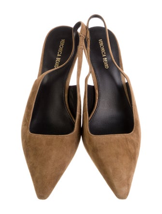 Veronica Beard Ponyhair Slingback Pumps