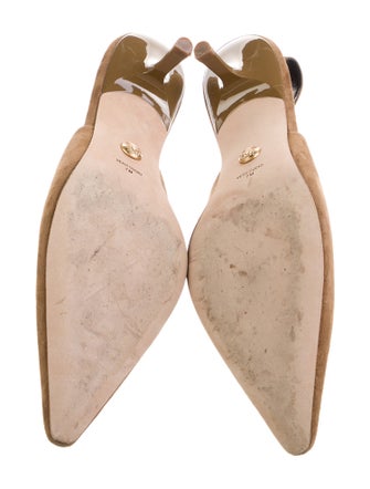 Veronica Beard Ponyhair Slingback Pumps