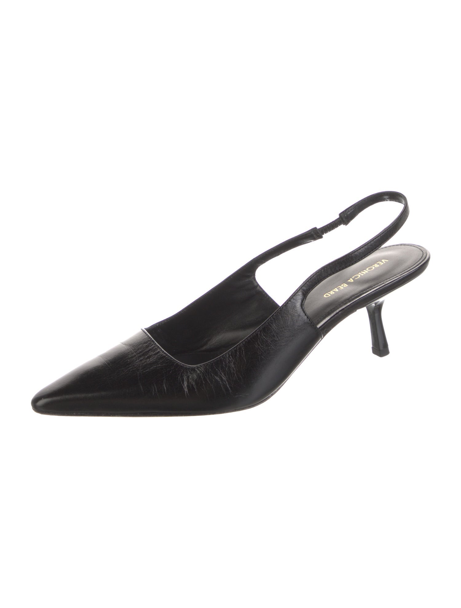 Veronica Beard Leather Slingback Pumps