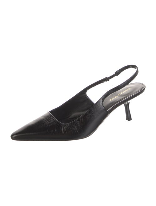 Veronica Beard Leather Slingback Pumps