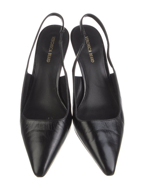 Veronica Beard Leather Slingback Pumps