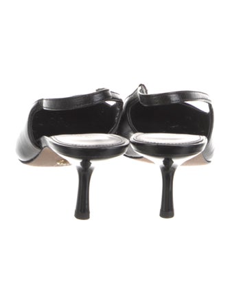 Veronica Beard Leather Slingback Pumps