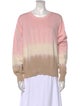 Veronica Beard Tie-Dye Print Crew Neck Sweater