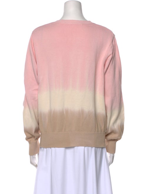 Veronica Beard Tie-Dye Print Crew Neck Sweater