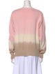 Veronica Beard Tie-Dye Print Crew Neck Sweater