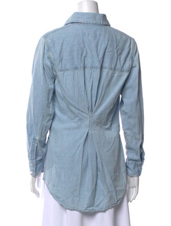 Veronica Beard Long Sleeve Button-Up Top