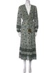 Veronica Beard Printed Long Dress