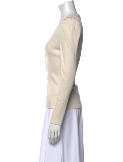 Veronica Beard V-Neck Long Sleeve Top