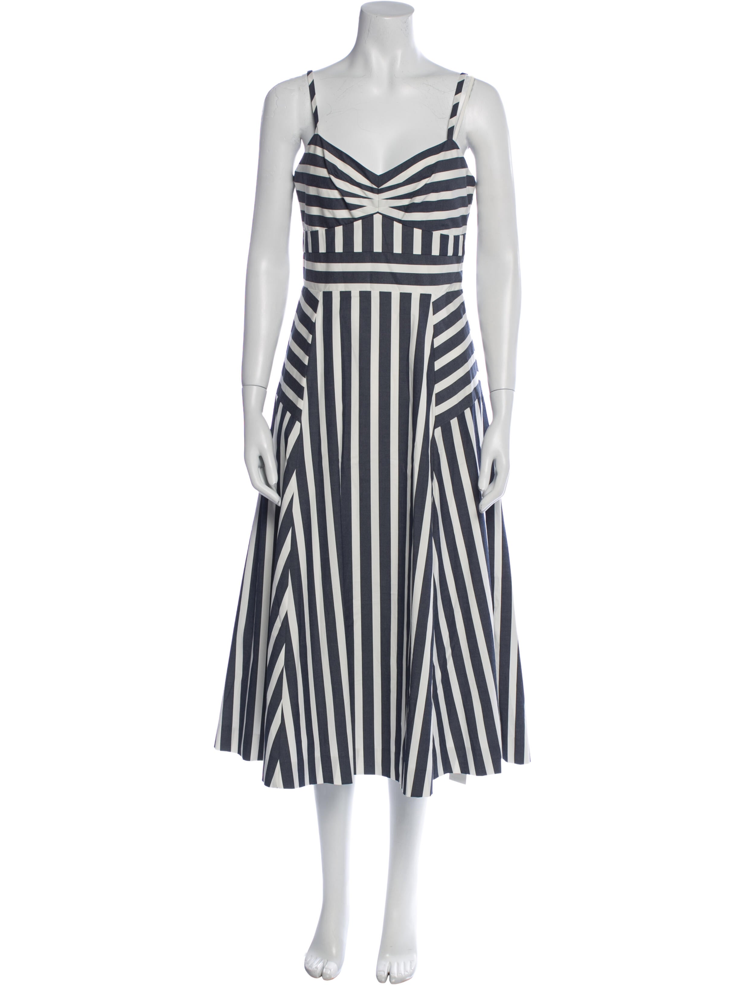 Veronica Beard Striped Long Dress