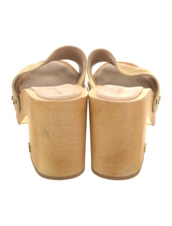 Veronica Beard Suede Studded Accents Slides