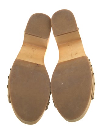 Veronica Beard Suede Studded Accents Slides