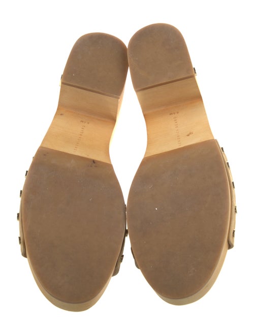 Veronica Beard Suede Studded Accents Slides