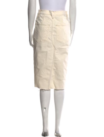 Veronica Beard Raw-Edge Trim Knee-Length Skirt