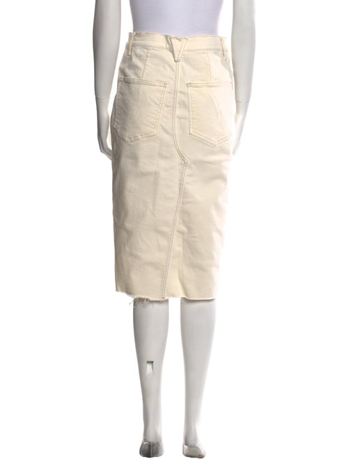 Veronica Beard Raw-Edge Trim Knee-Length Skirt