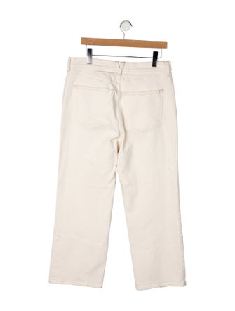 Veronica Beard High-Rise Wide Leg Jeans