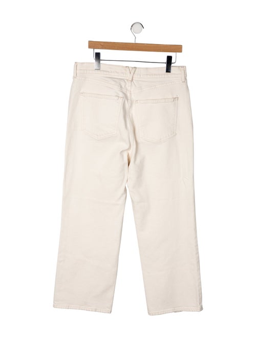 Veronica Beard High-Rise Wide Leg Jeans