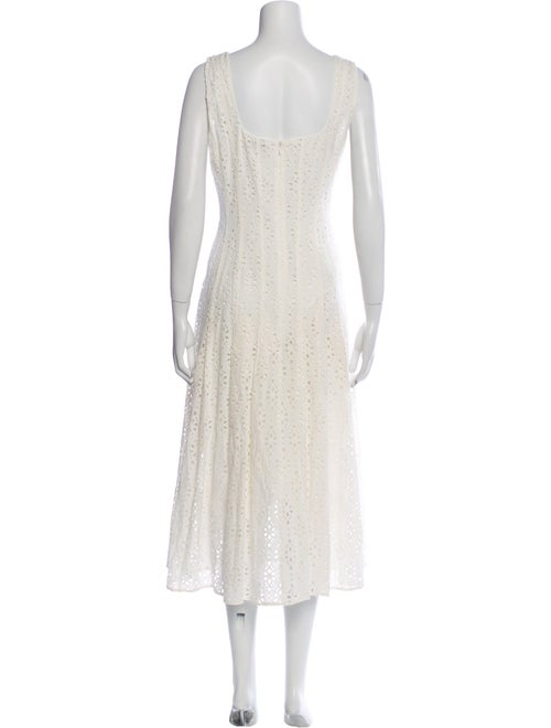 Veronica Beard Square Neckline Long Dress