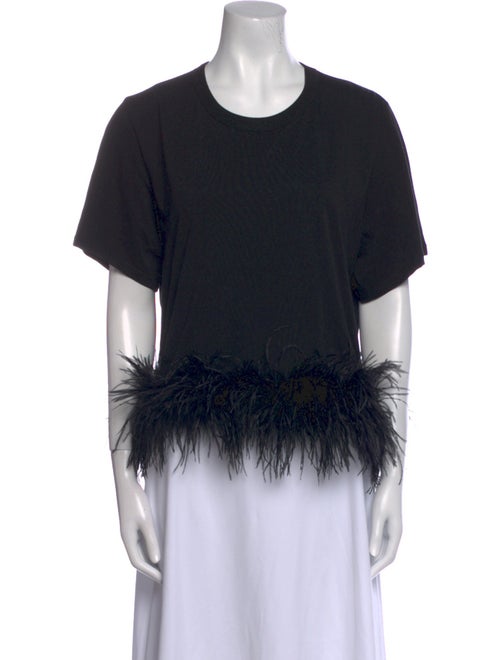 Veronica Beard Crew Neck Short Sleeve Top