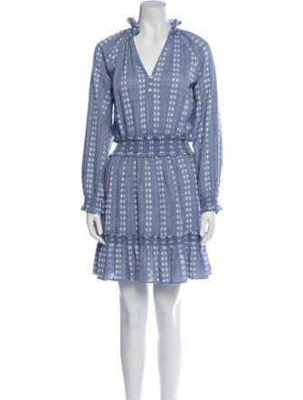 Veronica Beard Printed Mini Dress