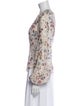 Veronica Beard Silk Floral Print Blouse