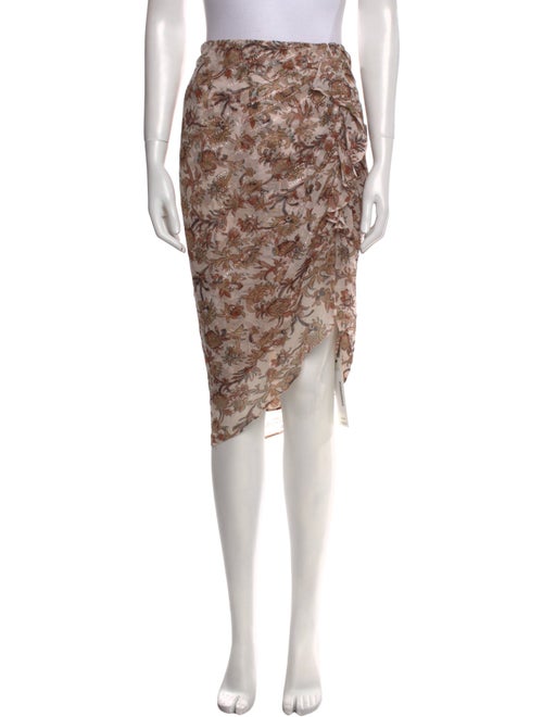 Veronica Beard Silk Midi Length Skirt