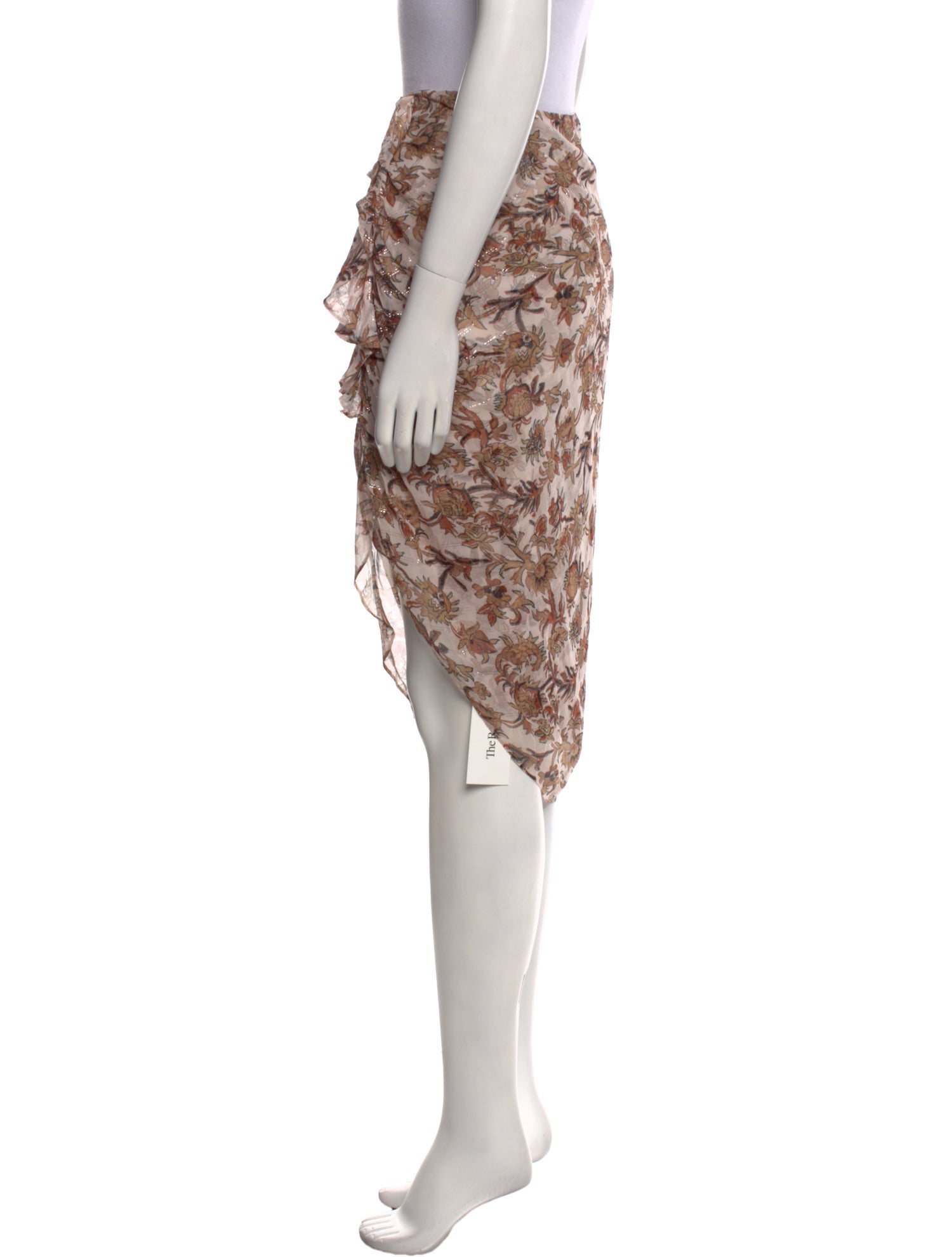 Veronica Beard Silk Midi Length Skirt