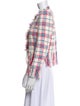 Veronica Beard Plaid Print Evening Jacket