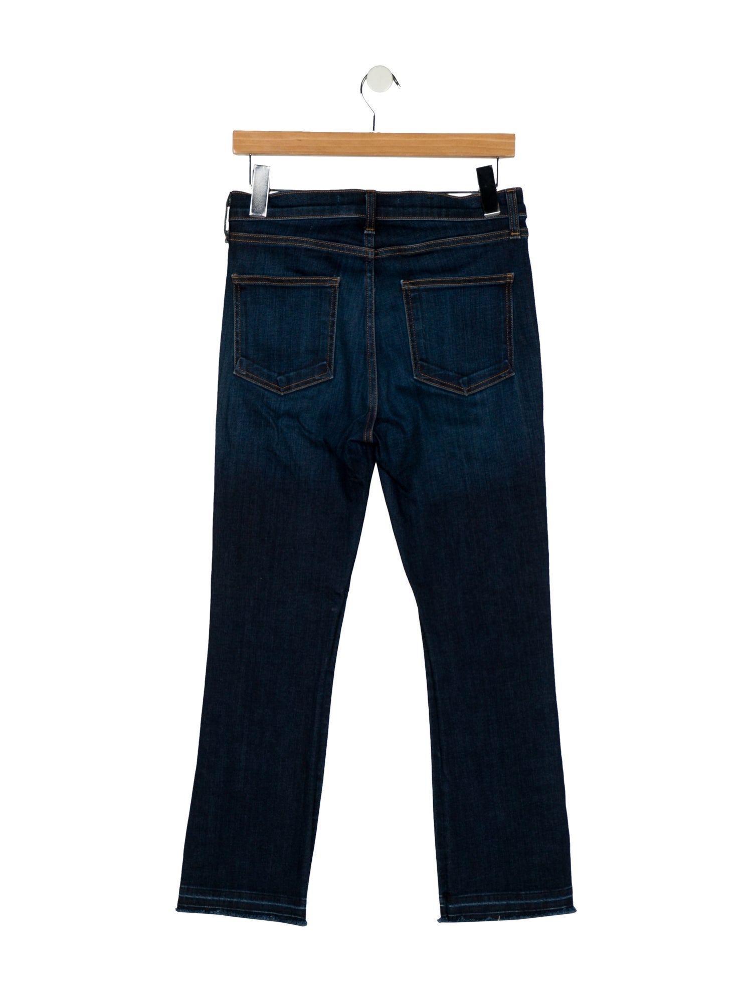 Veronica Beard Mid-Rise Straight Leg Jeans