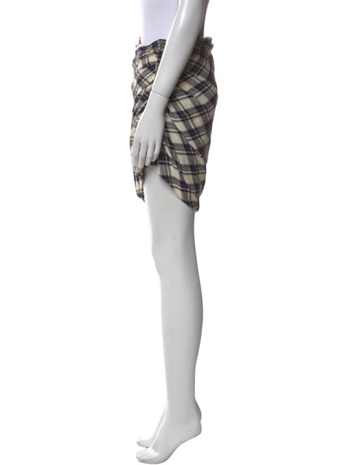 Veronica Beard Plaid Print Knee-Length Skirt