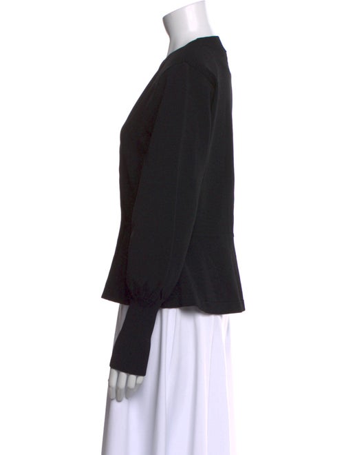 Veronica Beard V-Neck Long Sleeve Top