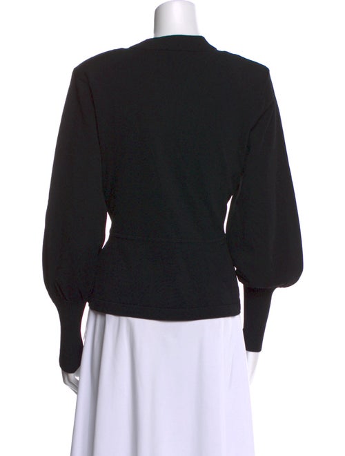 Veronica Beard V-Neck Long Sleeve Top