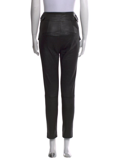 Veronica Beard Lamb Leather Skinny Leg Pants