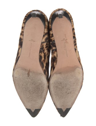 Veronica Beard Ponyhair Animal Print Western Boots