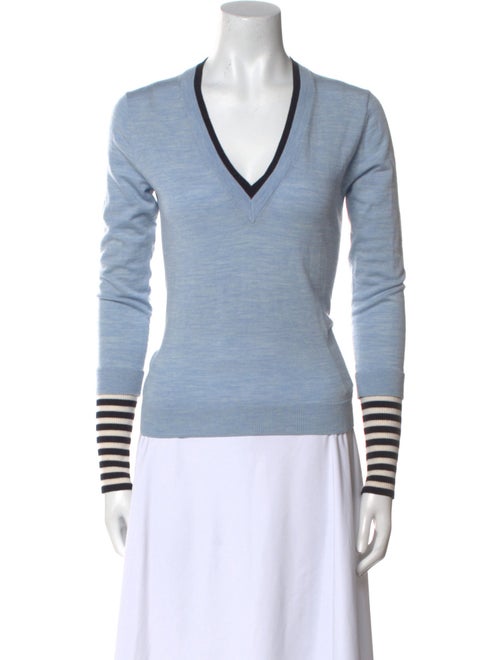 Veronica Beard Merino Wool Striped Sweater