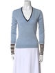 Veronica Beard Merino Wool Striped Sweater